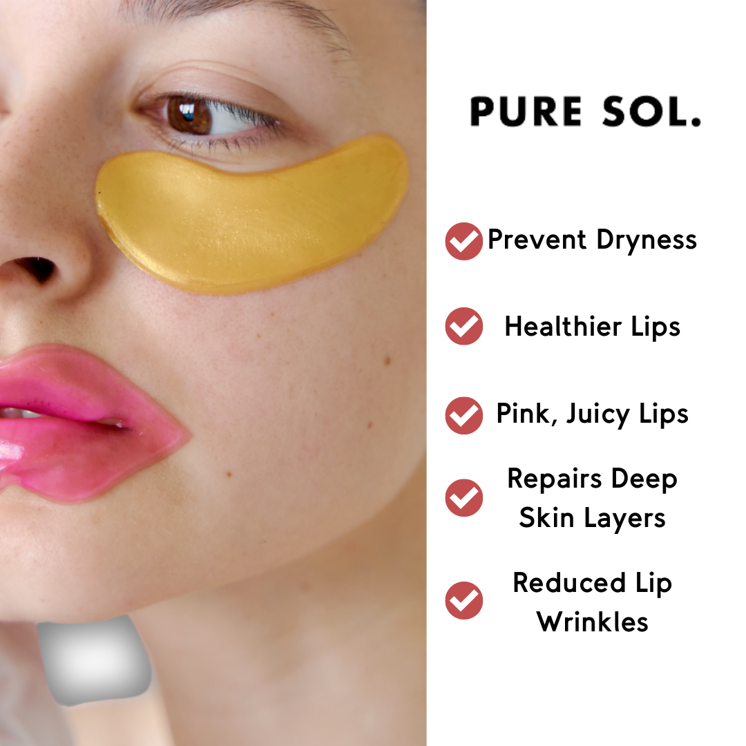 Cherry Blossom Hydrogel Lip Mask with Collagen