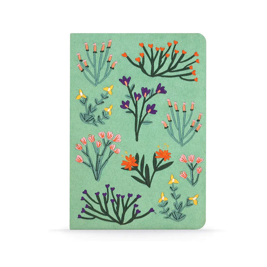 Denik - Petite Blooms Embroidered Journal